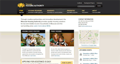 Desktop Screenshot of missoulahousing.org
